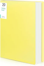 Phyxin Portfolio Binder, 20-Pocket Portfolio Folder 8.5" x 11", Displaying 40 by Phyxin