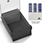 Acrimet 3 x 5 Card File Holder Organizer Box Metal Base Heavy Duty - Image 4