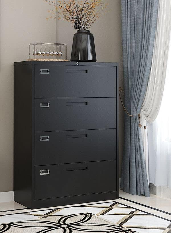 MIIIKO 4 Drawer Lateral File Cabinet - Image 2