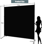 Room Divider Single Panel Privacy Screen, Thickened Fabric 6FT Room Divider - Image 6
