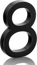 6" Floating Stainless Steel Address House Number, Modern Metal Anti-Rust House by MerearDecoration