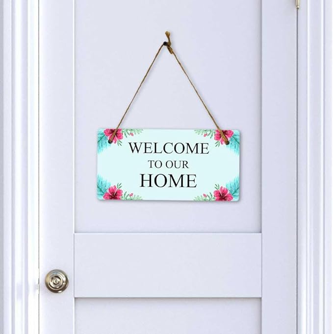 Signs ByLITA Tropical Hibiscus Personalized Hanging Wall or Door Sign | Custom - Image 6