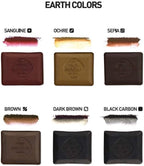 art graf water soluble tailors chalk shaped watercolor, side view