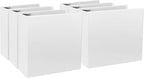 CIXILDTS 4-Inch 3 Ring Binder, Standard 4" Slant-D Ring Binder Fit Letter Size by CIXILDTSOffice