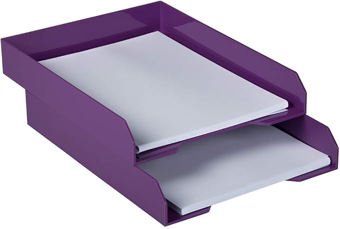 JAM PAPER Stackable Paper Trays - Image 3