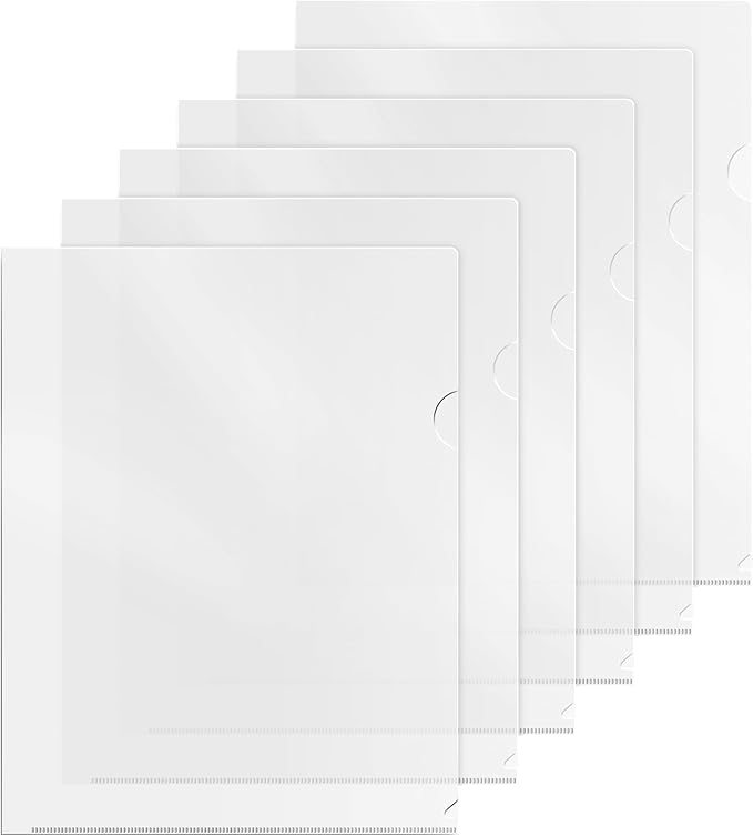 Dunwell Clear Folders for Documents, Plastic 8.5x11 File Sleeves for Document - Image 9