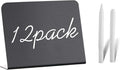 12 Pack Mini Chalkboard Signs by Doloburn