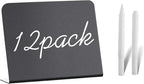 12 Pack Mini Chalkboard Signs by Doloburn
