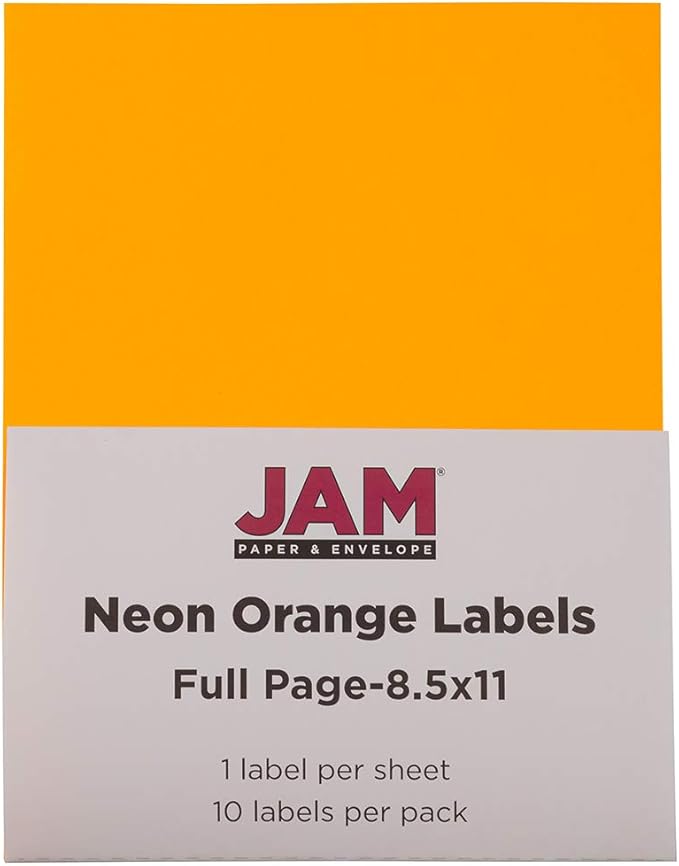 JAM PAPER Full Sheet Shipping Labels - Image 5