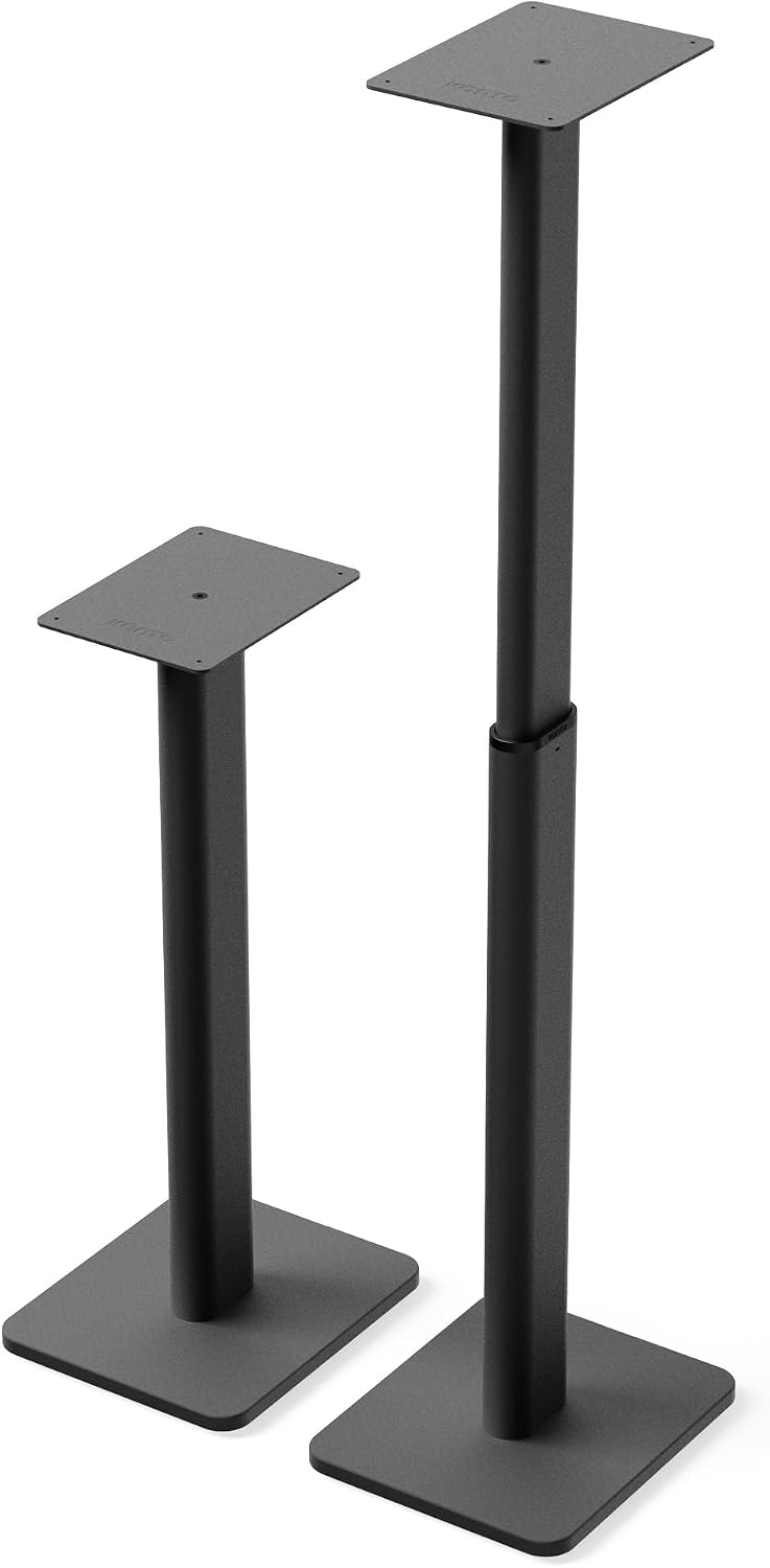 Kanto SPH Adjustable Height Bookshelf Speaker Stands, Pair | Heavy Duty Steel...