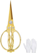 Large Ribbon Cutting Scissors, Heavy duty gold stainless steel scissors by Unknown