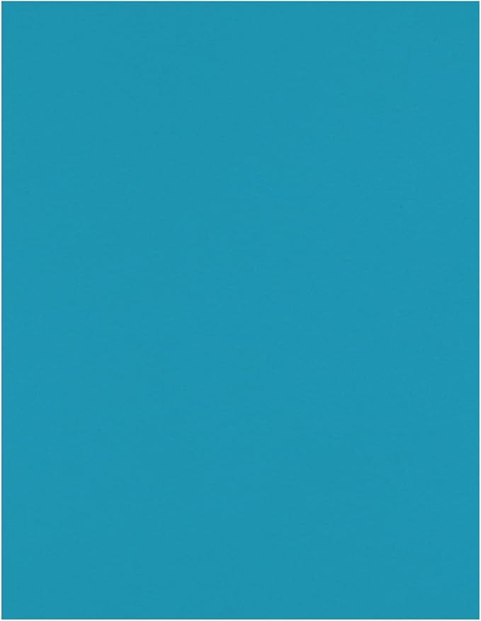 LUXPaper 8.5" x 11" Paper | Letter Size | Bright Blue | 60lb. Text | 50 Qty by LUXPaper