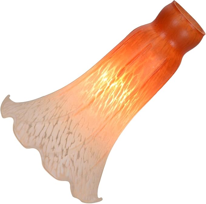 Bieye LS01 Lily Flower Blown Glass Lampshade by Bieye