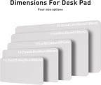 Aothia Faux Leather Desk Mat – Large Mouse Pad, Non-Slip PU Leather Blotter - Image 5