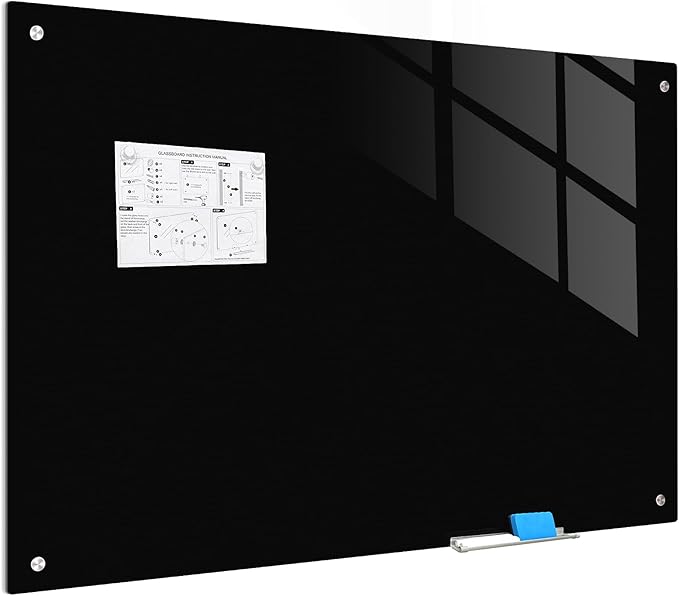 Magnetic Glass Writeboard 48"x36" Premium Tempered Dry Erase Boards Wall - Image 7