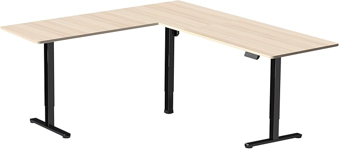 VIVO Electric Corner 75 x 63 inch L-Shaped Standing Desk, Memory Height - Image 9