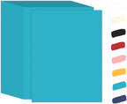 100 Sheets Light Blue Cardstock 8.5 x 11 65lb Pastel Paper, Goefun Blue Card by Goefun