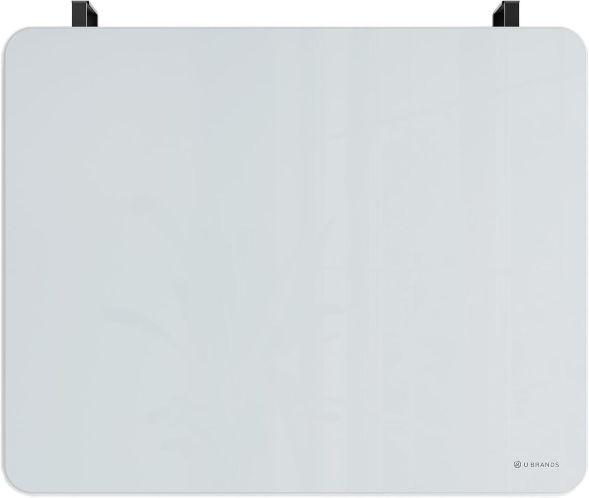 U Brands Glass Dry Erase Whiteboard, Cubicle Whiteboard, 16" x 20",...
