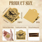 Vintage Journal Clip Waves Whale Ocean Travelers Notebook Clip | Brass Metal Book Page Holder Clips for Notebooks Sketchbooks Bookmarks Planners Journaling Reading Decorations Art Charms