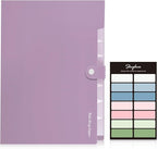 SKYDUE File Folder with Labels, Accordion File Organizer with 8 Pockets - Image 2
