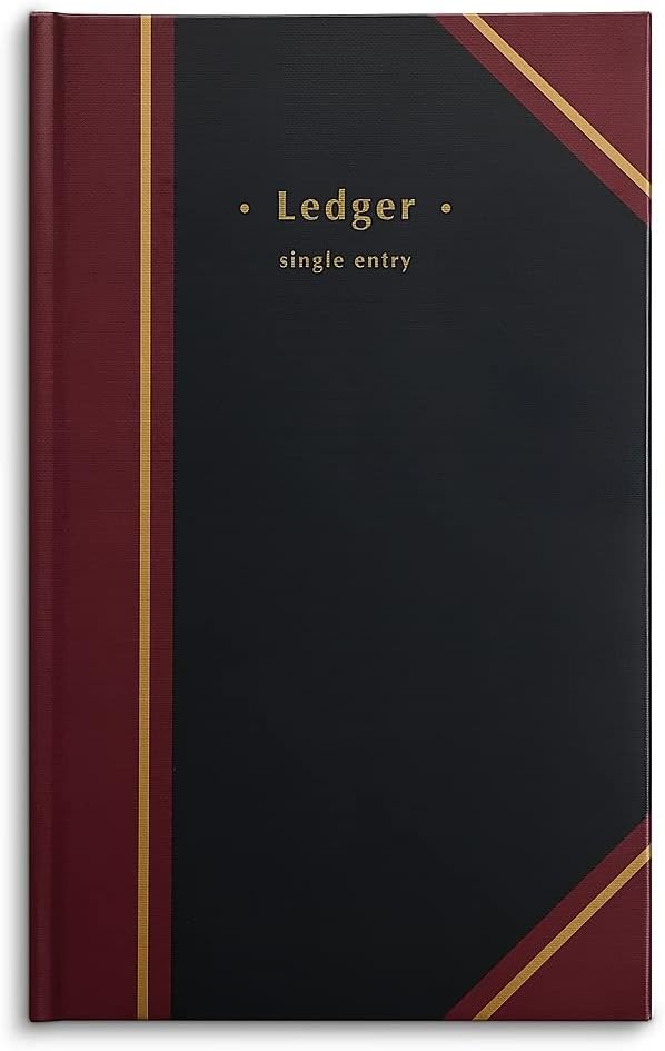 STAPLES Ledger Book, 150 Sheets – Hardbound Record Book by Staples