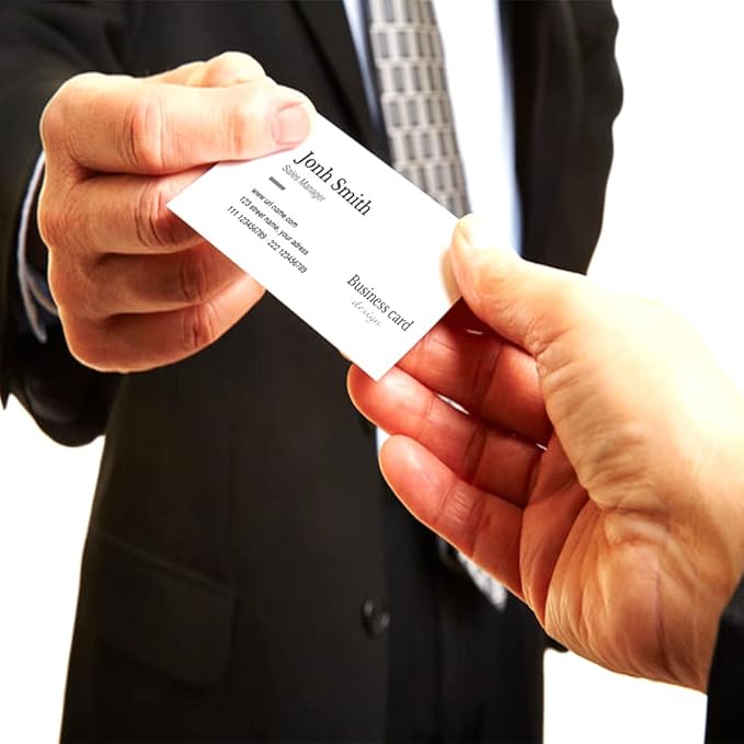 200Pcs Custom Business Cards Add Photo/LOGO/Text Personalized Business Cards - Image 4