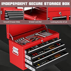 8 drawer rolling tool chest, 3-in-1 assembled tool, close-up detail