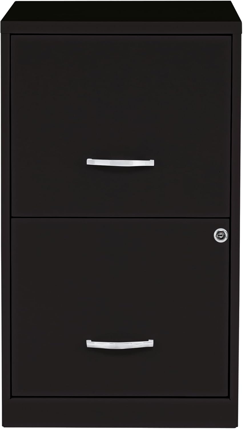 NuSparc 2 Drawer Locking Filing Cabinet | Pre-Assembled Steel Construction | Space-Saving Design is Perfect for Home and Small Office | Letter-Size | Assembled in North America