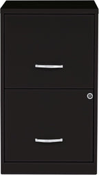 NuSparc 2 Drawer Locking Filing Cabinet | Pre-Assembled Steel Construction | Space-Saving Design is Perfect for Home and Small Office | Letter-Size | Assembled in North America