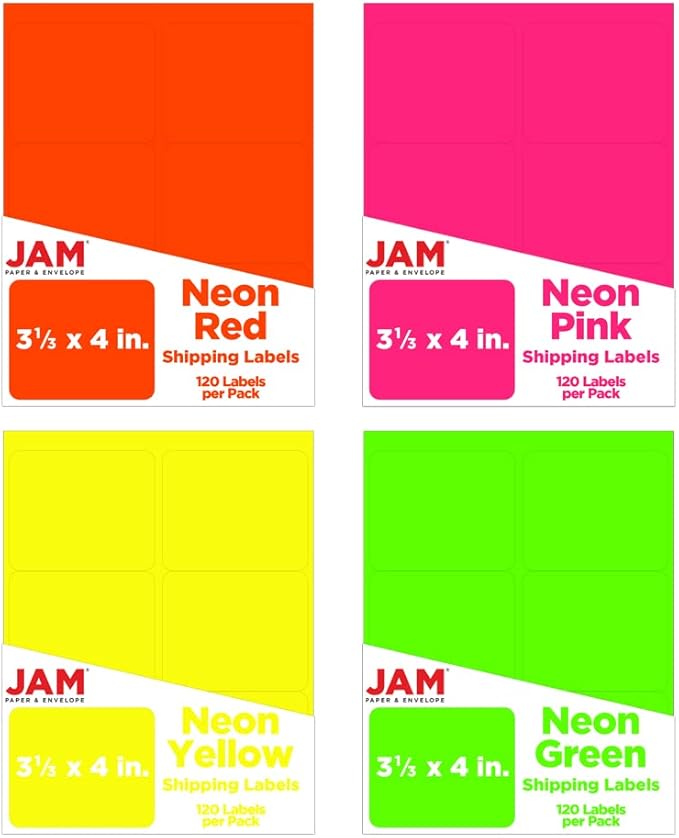 JAM PAPER Shipping Address Labels by JAMPaper