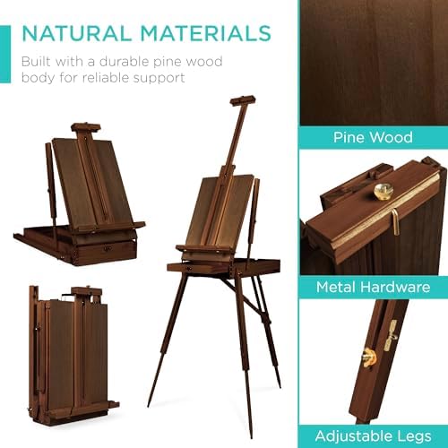 best choice products art easel for painting, portable, package contents
