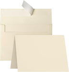 Goefun Cream Blank Cards and Envelopes, 5x7 Folded Ivory Cardstock and A7 by Goefun