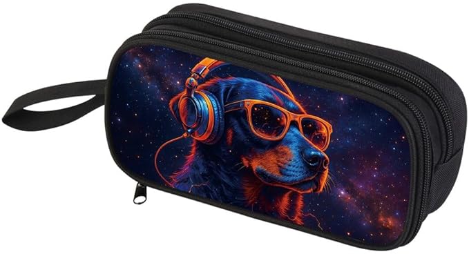 HiMagics Children's Pencil Case, Large Zipper Pencil Pouch by HiMagics