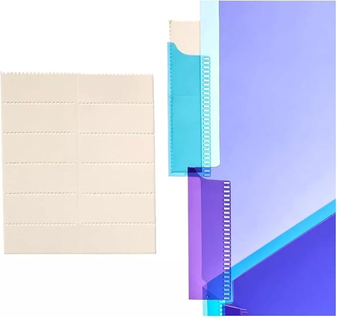 Amazon Basics Tab Dividers for 3 Ring Binder, Two Pocket, Letter Size - Image 3