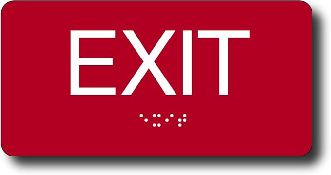 ADA Compliant Sign with Braille - Image 2