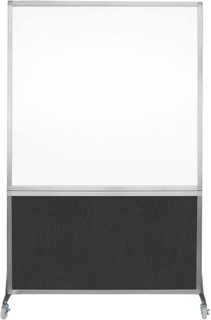 DivideWrite Mobile Whiteboard | Double Sided Dry Erase Board | Portable Office by VERSARE