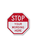 SmartSign Custom STOP Sign 12" x 12" 3M Engineer Grade Reflective Aluminum by SmartSign