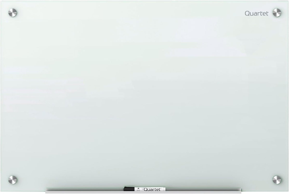 Quartet Whiteboard, Glass Dry Erase Board, Magnetic, 8' x 4', Infinit...