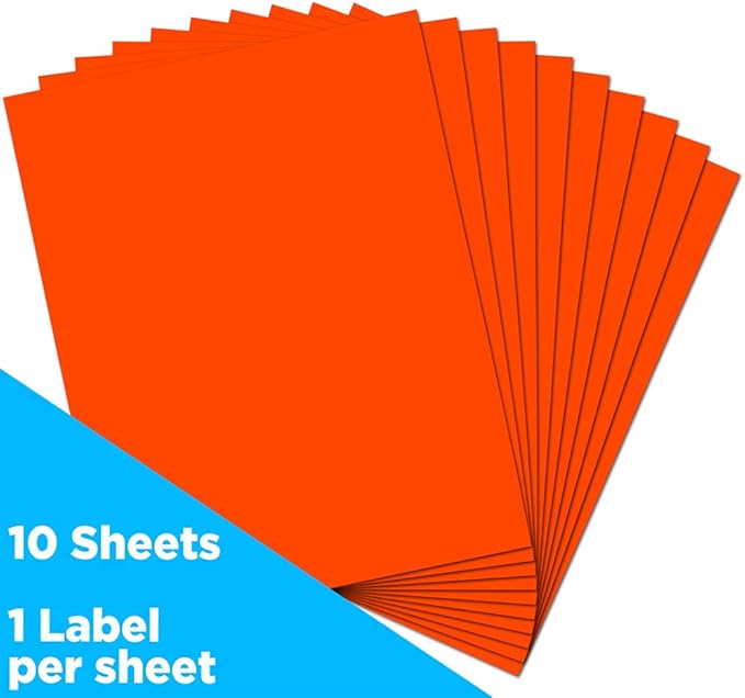 JAM PAPER Full Sheet Shipping Labels - Image 2