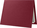 LUXPaper 9.5" x 12" Certificate Holders | Burgundy Linen | 100lb. Cover | 50 Qty by LUXPaper