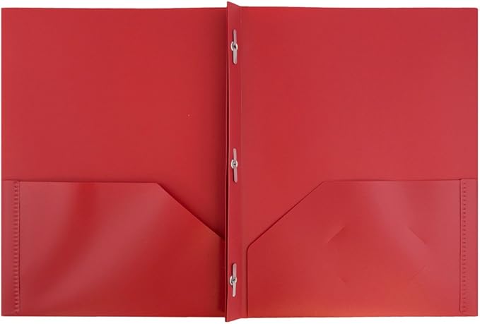 JAM PAPER Plastic Color POP Folders - Image 2