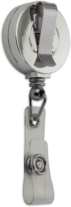 UAH Primary Logo Retractable Reel Chrome Badge ID Card Holder Clip - Image 4