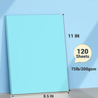Cardstock 8.5 x 11, Thick Printer Paper 75 lb/200 gsm, 120 Sheets Card Stock - Image 2