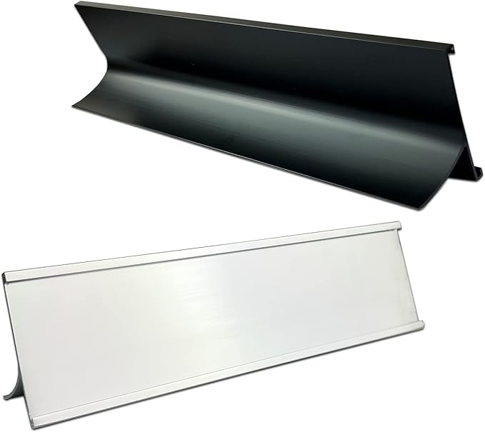 2" x 8" Custom Name Plate for Desk, Office Aluminum Desk Name Plate Personalized - Image 5