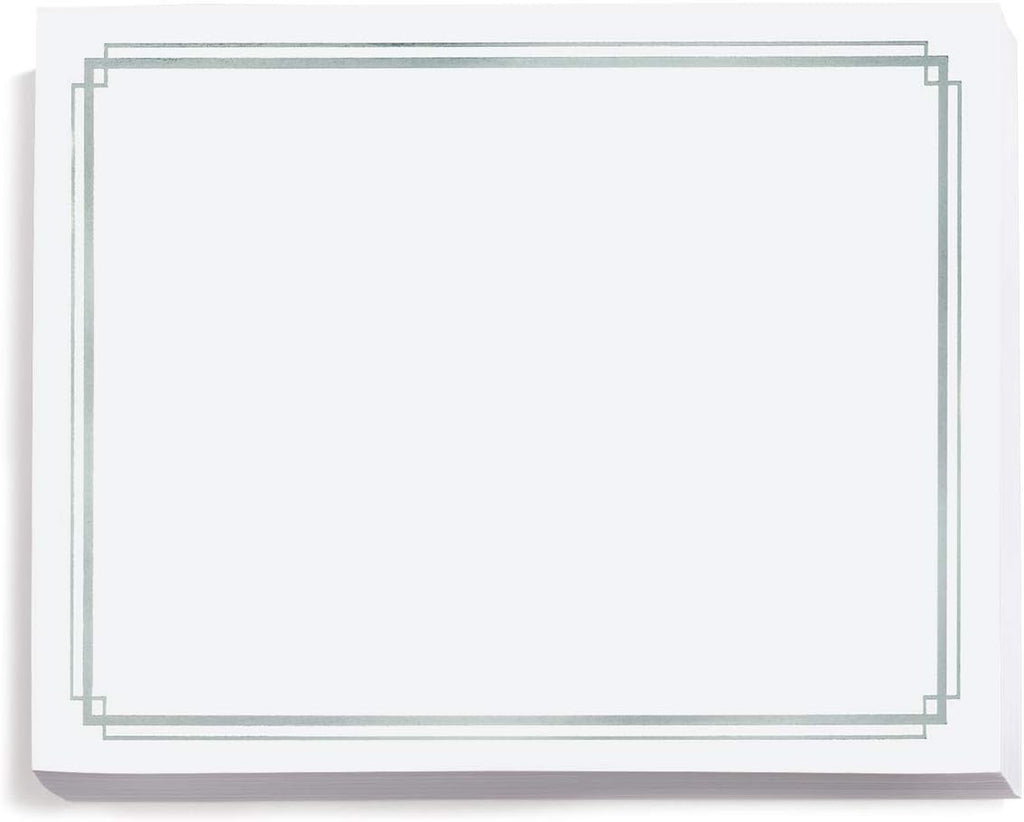 PaperDirect Silver Foil Elegance Border Specialty Certificates, 38lb White Paper