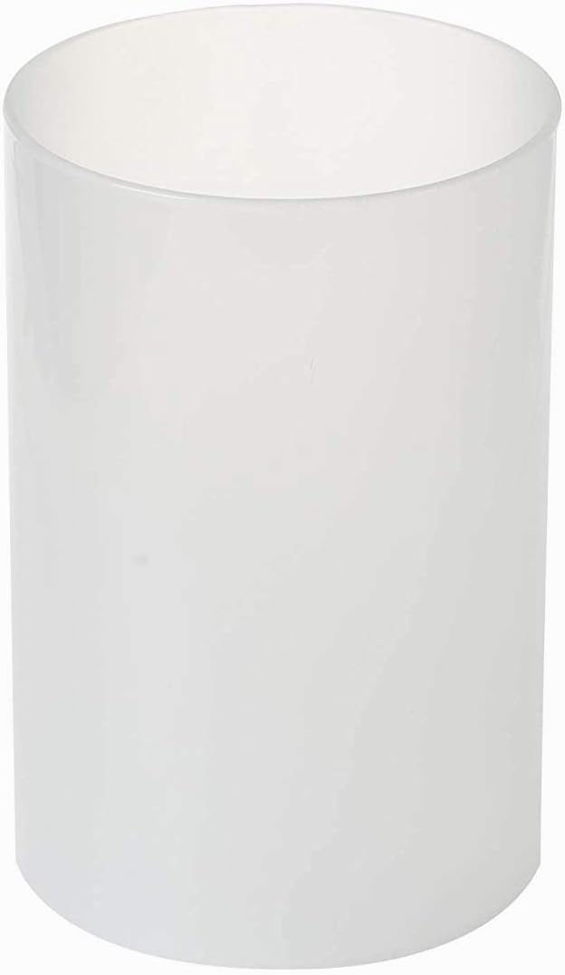 Sunwo Glass Shade Straight Cylinder Glass Lamp Shade Replacement by SUNWO