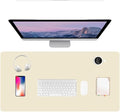 PU Leather Desk Pad Protector Gaming Mouse Pad Non Slip Desk Mat by Unknown