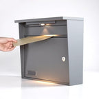 Solar Wall Mount Mailbox for Outside by COZOFU