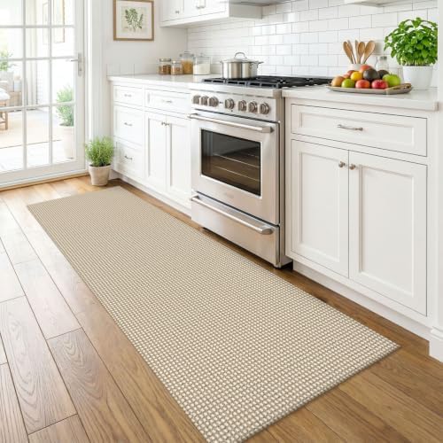 kozyfly runners for hallways 2x6 ft washable kitchen, close-up detail