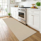 kozyfly runners for hallways 2x6 ft washable kitchen, close-up detail